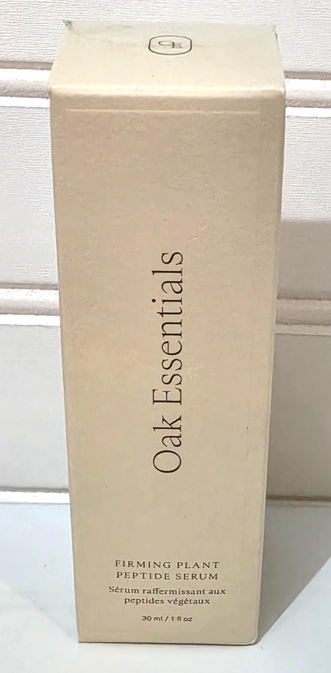OAK ESSENTIALS Firming Plant Peptide Serum 1 fl oz / 30ml NEW IN BOX